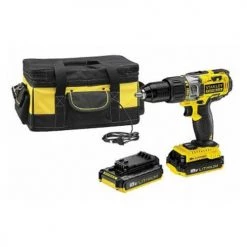 Perceuse visseuse à percussion 18V Stanley Fatmax FMCK475D2BC + 2 batteries 2 Ah + chargeur