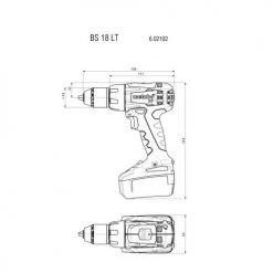 Perceuse-visseuse 18V Metabo BS 18 LT Set + 2 batteries 2 Ah + chargeur + accessoires - 602102600 8 Perceuse-visseuse 18V Metabo BS 18 LT Set + 2 batteries 2 Ah + chargeur + accessoires - 602102600 -Perceuse Soldes Magasin AFD 100112
