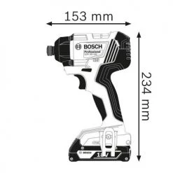 Visseuse à chocs 18V Bosch GDR 18V-160 + 2 batteries 5,5 Ah + chargeur + coffret L-Boxx -Perceuse Soldes Magasin AFD 100264