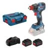Boulonneuse 18V Bosch GDX 18V-200 C + 2 batteries Procore 5,5 Ah + chargeur + L-Boxx