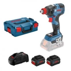 Boulonneuse 18V Bosch GDX 18V-200 C + 2 batteries Procore 5,5 Ah + chargeur + L-Boxx