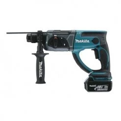 Perforateur-burineur SDS-Plus sans-fil Makita DHR202RFJ 18 V + 2 batteries 3 Ah + chargeur + MAKPAC -Perceuse Soldes Magasin AFD 100572