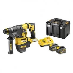 Perforateur Burineur SDS+ Dewalt DCH323T2 54 V + 2 batteries 6.0 Ah Fllexvolt + chargeur + T-STAK
