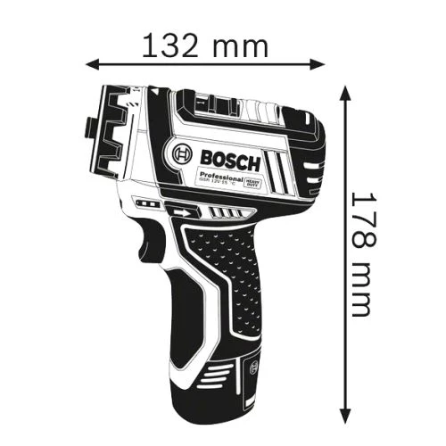 Perceuse-visseuse 12V Bosch GSR 12V-15 FC (sans batterie ni chargeur) + coffret L-Boxx - 06019F6002 6 Perceuse-visseuse 12V Bosch GSR 12V-15 FC (sans batterie ni chargeur) + coffret L-Boxx - 06019F6002 – Image 4