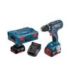 Perceuse visseuse Bosch GSR 18V-28 18 V + 2 batteries 3 Ah + chargeur + L-BOXX -Perceuse Soldes Magasin AFD 109494