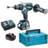 Perceuse-visseuse à percussion 18V Makita DHP481RTJ + 2 batteries 5 Ah + chargeur + coffret MAKPAC 2 Perceuse-visseuse à percussion 18V Makita DHP481RTJ + 2 batteries 5 Ah + chargeur + coffret MAKPAC -Perceuse Soldes Magasin AFD 110050