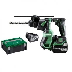 Perforateur SDS+ sans-fil Hikoki DH18DPAWPZ 18 V + 2 batteries 5 Ah + chargeur