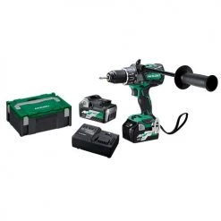 Perceuse-visseuse à percussion 36V-18V Hikoki DV36DAWRZ 138 Nm + 2 batteries 2,5/5 Ah + chargeur en coffret HITCASE