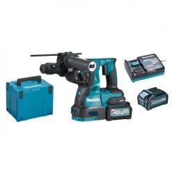 Perforateur SDS+ sans-fil Makita HR004GM201 40 V + 2 batteries 4 Ah + chargeur + Makpac