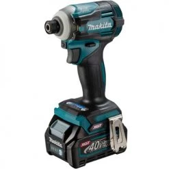 Visseuse à chocs 40V Makita TD001GD201 + 2 batteries 2,5 Ah + chargeur + coffret MAKPAC -Perceuse Soldes Magasin AFD 117254