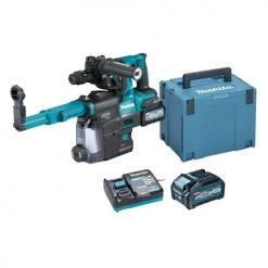 Perforateur SDS+ sans-fil Makita HR002GM204 40 V + 2 batteries 4 Ah + chargeur + coffret Makpac