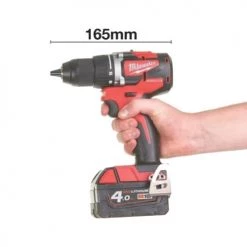 Perceuse-visseuse 18V Milwaukee M18 CBLDD-402C + 2 batteries 4 Ah + chargeur + coffret - 4933464539 -Perceuse Soldes Magasin AFD 123930