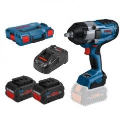 Boulonneuses 18V Bosch GDS18V-1000 Professional+ 2 batteries Procore 5,5 Ah+ chargeur + L-Boxx - 06019J8303