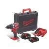 Perceuse visseuse à percussion 18V Milwaukee M18 CBLPD + 2 batteries (2 Ah et 4 Ah) + chargeur + coffret standard - 4933472116 -Perceuse Soldes Magasin AFD 133968
