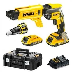 Visseuse plaque de plâtre Dewalt DCF620D2K 18 V + 2 batteries 2 Ah + chargeur + Tstak