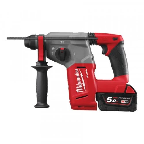 Perforateur SDS-Plus sans-fil Milwaukee M18 CH-502C 18 V + 2 batteries 5 Ah + chargeur + coffret 6 Perforateur SDS-Plus sans-fil Milwaukee M18 CH-502C 18 V + 2 batteries 5 Ah + chargeur + coffret – Image 4