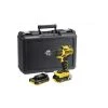 Perceuse-visseuse à percussion 18V Stanley Fatmax FMC627D2 + 2 batteries 2 Ah + chargeur + coffret