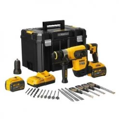 Perforateur-burineur SDS-Plus XR Flexvolt 54 V (machine complète) coffret T-STAK - DEWALT - DCH417X2