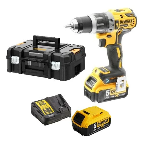 Perceuse-visseuse à percussion sans fil Brushless XR Dewalt DCD797P2 18 V + 2 batteries 5 Ah +Tstak 3 Perceuse-visseuse à percussion sans fil Brushless XR Dewalt DCD797P2 18 V + 2 batteries 5 Ah +Tstak