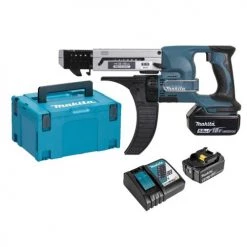 Visseuse automatique sans fil Makita DFR550RTJ 18 V + 2 batteries 5 Ah + chargeur + Makpac