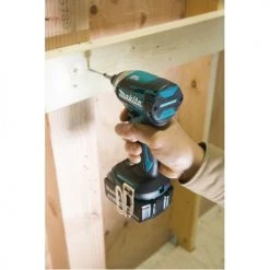 Visseuse à chocs sans-fil Makita DTD154RTJ 18 V + 2 batteries 5 Ah BL1850B + chargeur + Makpac 2 -Perceuse Soldes Magasin AFD 138429