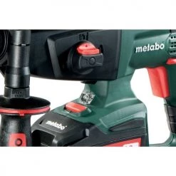 Perforateur SDS+ sans-fil Metabo KHA 18 LTX 18 V + 2 batteries 4 Ah + chargeur + MetaBOX -Perceuse Soldes Magasin AFD 138706