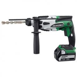 Perforateur SDS+ sans-fil Hikoki DH18DSLWPZ 18 V + 2 batteries 5 Ah + chargeur + coffret Hitcase -Perceuse Soldes Magasin AFD 138730