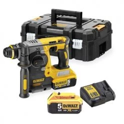 Perforateur SDS+ sans-fil XR Dewalt DCH273P2 18 V + 2 batteries 5 Ah + chargeur + T-STAK
