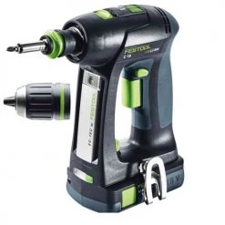 Perceuse-visseuse sans-fil Festool C18 C 3,1-Plus 18 V + 2batteries 3,1 Ah + chargeur + Systainer -Perceuse Soldes Magasin AFD 139234