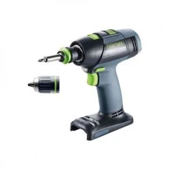 Perceuse-visseuse 18V Festool T 18+3-Basic (sans batterie ni chargeur) + coffret Systainer 3 - 576448 -Perceuse Soldes Magasin AFD 139247