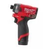 Visseuse à choc Milwaukee M12 FID-202X 12 V + 2 batteries 2 Ah + chargeur + HD-BOX - 4933459823 -Perceuse Soldes Magasin AFD 139265