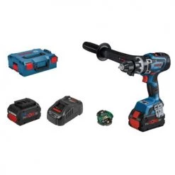 Perceuse visseuse 18V Bosch GSR18V-150 C Biturbo + 2 batteries 8.0 Ah + chargeur + L-BOXX - 06019J5005