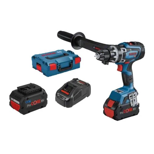 Perceuse-visseuse 18V Bosch Biturbo GSR 18V-150 C + 2 batteries 5.5 Ah + chargeur + L-BOXX - 06019J500C 3 Perceuse-visseuse 18V Bosch Biturbo GSR 18V-150 C + 2 batteries 5.5 Ah + chargeur + L-BOXX - 06019J500C