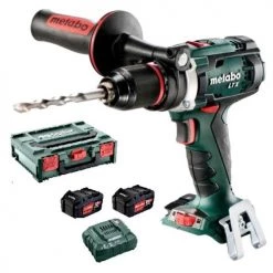 Perceuse visseuse sans-fil Metabo BS 18 LTX Impuls 18 V + 2 batteries 4.0 Ah + chargeur + METABOX