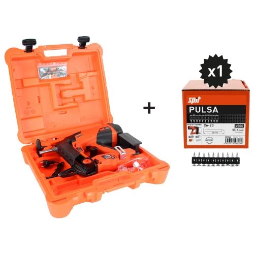 Cloueur à gaz sans-fil Spit Pulsa 40E + batterie 2.5 Ah + chargeur + boîtes de clous 8 Cloueur à gaz sans-fil Spit Pulsa 40E + batterie 2.5 Ah + chargeur + boîtes de clous – Image 6