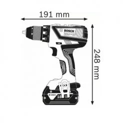 Perceuse-visseuse 18V Bosch GSR 18V-28 + 2 batteries 4 Ah + chargeur + coffret L-CASE + 82 accessoires - 06019E610C -Perceuse Soldes Magasin AFD 144790