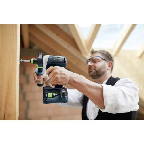 Perceuse-visseuse 18V Festool TDC 18/4 5,2/4,0 I-Plus QUADRIVE + batteries + chargeur + Systainer3 - 575602 4 Perceuse-visseuse 18V Festool TDC 18/4 5,2/4,0 I-Plus QUADRIVE + batteries + chargeur + Systainer3 - 575602 – Image 2