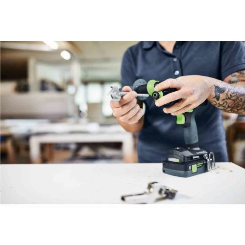 Perceuse-visseuse à percussion 18V Festool TPC 18/4 5,2/4 I-Plus Quadrive + batteries + chargeur + Systainer 3 - 575605 7 Perceuse-visseuse à percussion 18V Festool TPC 18/4 5,2/4 I-Plus Quadrive + batteries + chargeur + Systainer 3 - 575605 – Image 5