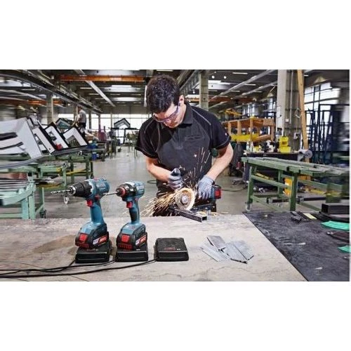 Perceuse à percussion 18V Bosch GSB 18 V-EC + 2 batteries 4 Ah + chargeur + coffret L-BOXX - 06019D6107 4 Perceuse à percussion 18V Bosch GSB 18 V-EC + 2 batteries 4 Ah + chargeur + coffret L-BOXX - 06019D6107 – Image 2