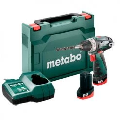 Visseuse 12V Metabo Powermaxx BS Basic + 2 batteries 2 Ah + chargeur en coffret - METABO - 600984500 -Perceuse Soldes Magasin AFD 150543