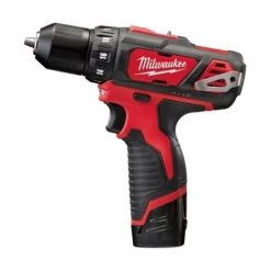 Perceuse-visseuse 12V Milwaukee M12 BDD-201C + 1 batterie 2 Ah + chargeur + coffret - MILWAUKEE - 4933479439 -Perceuse Soldes Magasin AFD 152571