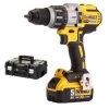 Perceuse-visseuse à percussion 18V Dewalt DCD996P2-QW + 2 batteries 5 Ah + coffret Tstak