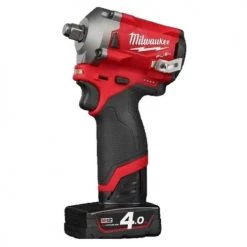 Boulonneuse 12V Milwaukee M12 FIWF12-422X + 1 batterie 4 Ah + 1 batterie 2 Ah + chargeur + coffret HD-BOX - 4933464616