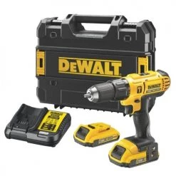 Perceuse visseuse 12 V Dewalt Li-Ion DCD710D2 + 2 batteries 2.0 Ah + chargeur + coffret