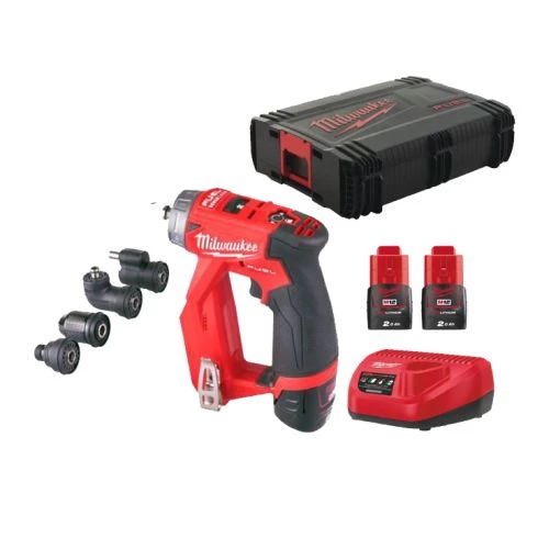 Perceuse-visseuse à mandrin amovible Milwaukee M12 FDDXKIT-202X 12 V + 2 batteries 2 Ah + chargeur + coffret HD BOX - 4933464979 3 Perceuse-visseuse à mandrin amovible Milwaukee M12 FDDXKIT-202X 12 V + 2 batteries 2 Ah + chargeur + coffret HD BOX - 4933464979
