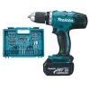Perceuse-visseuse 18V Makita DDF453RFX1 + 2 batteries 3 Ah + chargeur + coffret avec accessoires -Perceuse Soldes Magasin AFD 158764
