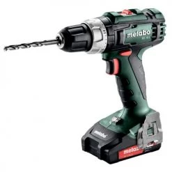 Perceuse-visseuse 18V Metabo BS 18 L + 2 batteries 2Ah + chargeur + coffret metaBOX – 602321500