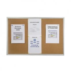 Tableau d'affichage fond liège