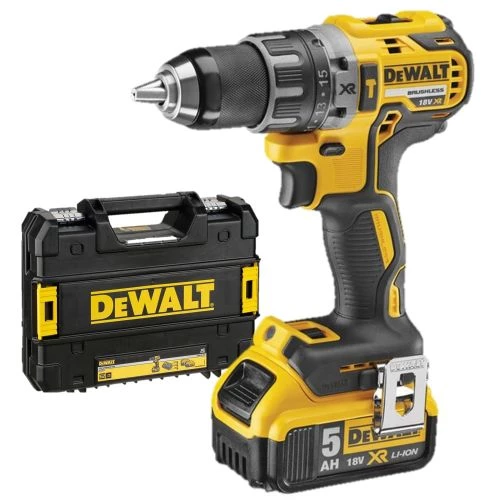 Perceuse-visseuse 18V Dewalt DCD791P2 + 2 batteries 5 Ah + chargeur + coffret Tstak 3 Perceuse-visseuse 18V Dewalt DCD791P2 + 2 batteries 5 Ah + chargeur + coffret Tstak