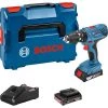 Perceuse visseuse18V Bosch GSR 18V-21 + 2 batteries 2 Ah + chargeur + coffret L-BOXX - 06019H1008 -Perceuse Soldes Magasin AFD 175593